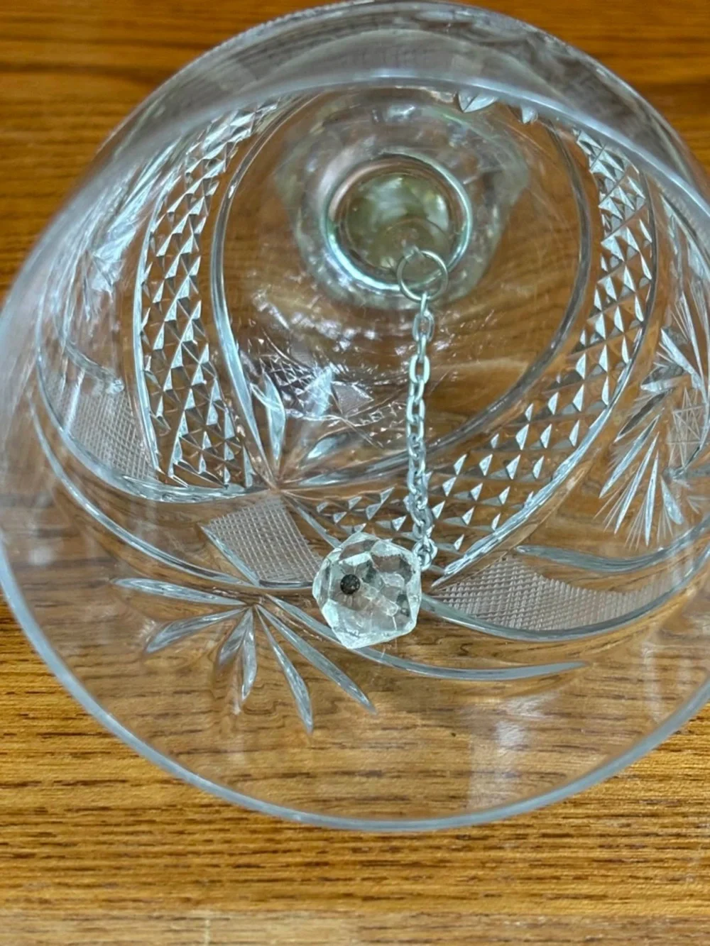 Vintage bell hand-cut pinwheel pattern starburst star of david 